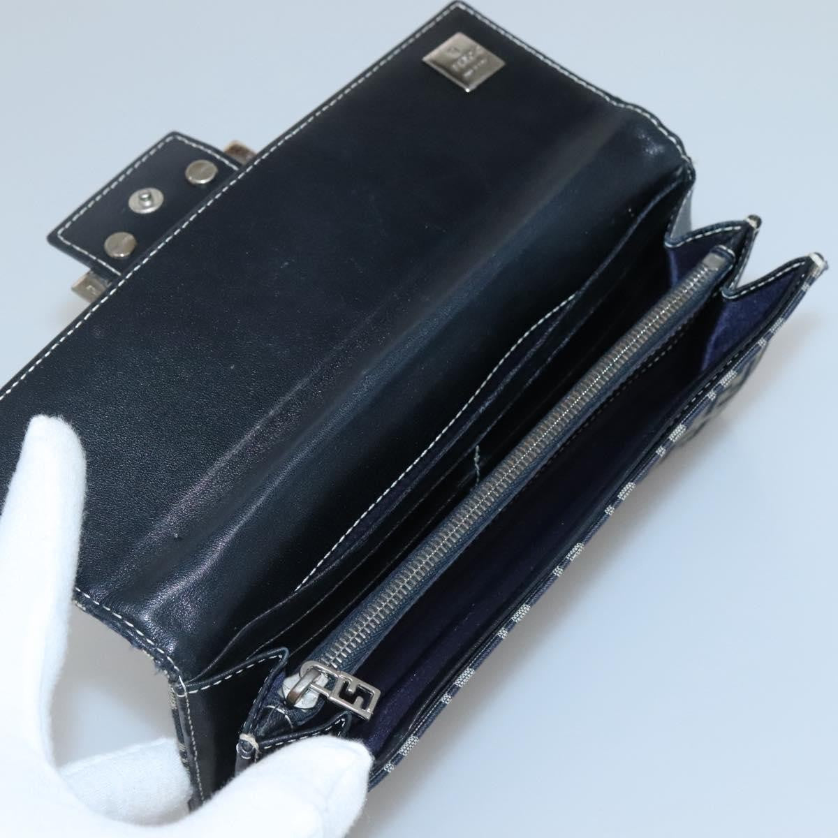 Fendi FF Continental Wallet Canvas