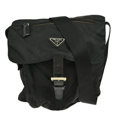 Prada Buckle Messenger Bag Tessuto