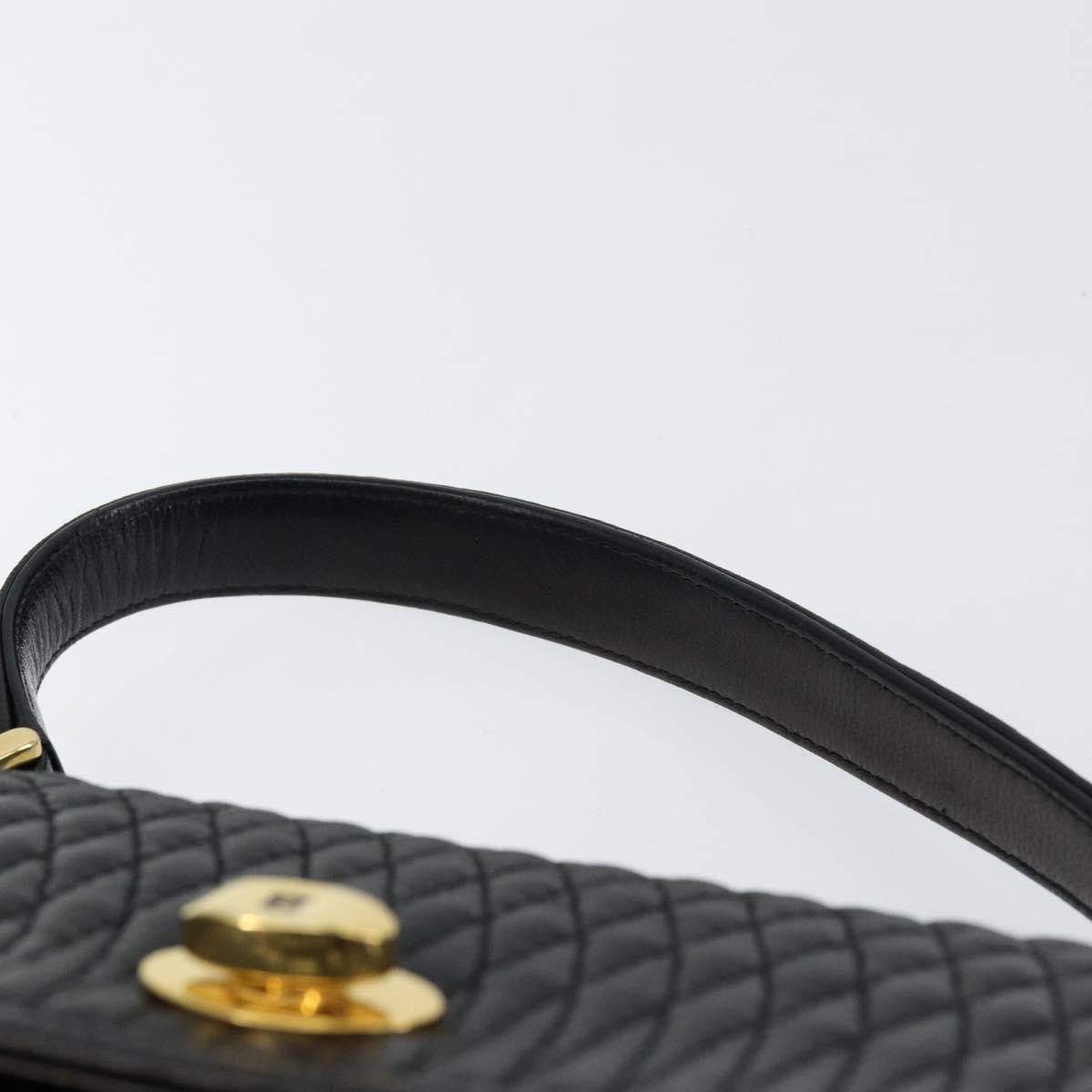 Bally Vintage Handbag Quilted Leather