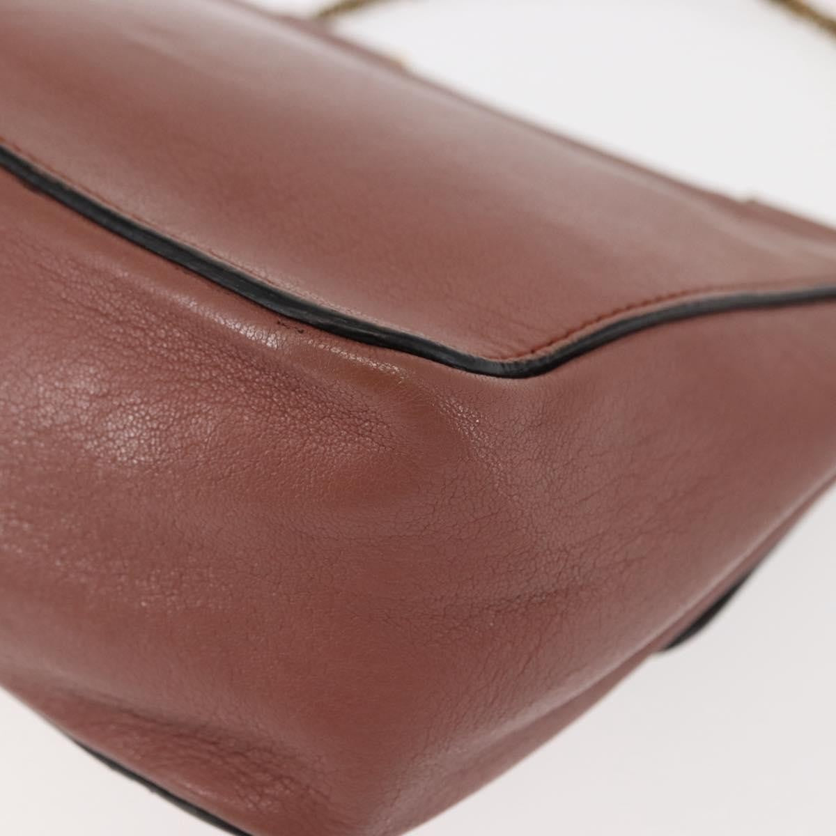 Chloe Elsie Chain Shoulder Bag Leather