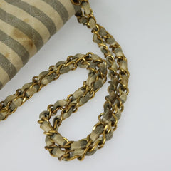 Chanel Vintage Classic Double Flap Bag Quilted Denim