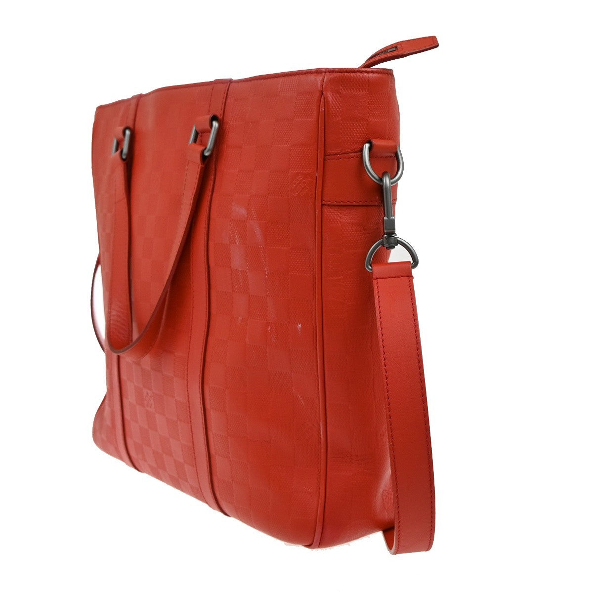 Louis Vuitton Tadao Handbag Damier Infini Leather