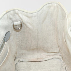 Prada Canapa Tote Rhinestone Embellished Canvas