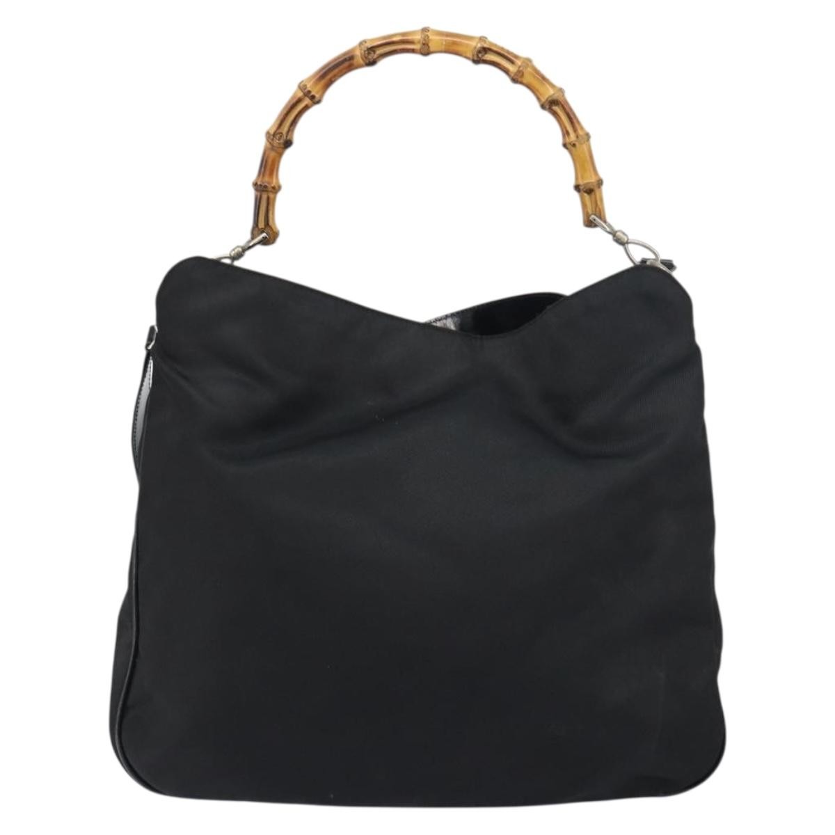Gucci Vintage Bamboo Handle Bag Nylon