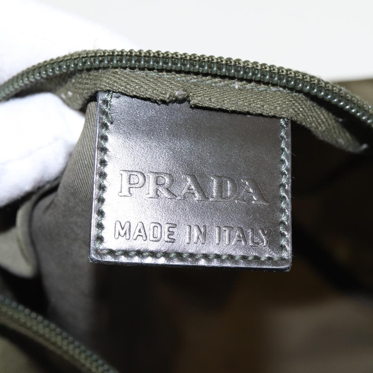 Prada Zip Around Pouch Tessuto