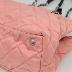 Prada Chain Zip Tote Quilted Tessuto