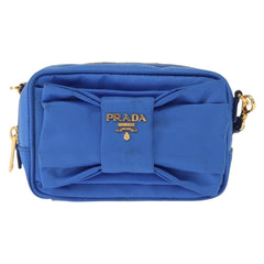 Prada Bow Camera Crossbody Bag Tessuto