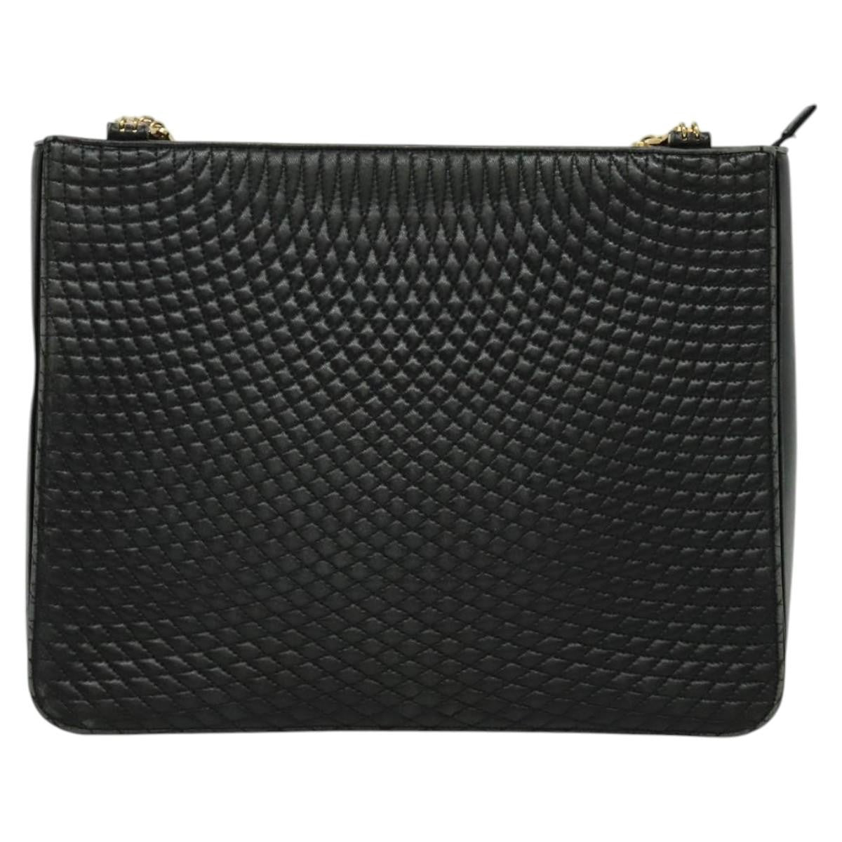 Bally Vintage Shoulder Bag Quilted leather