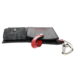 Fendi Charm Key Holder Zucca canvas
