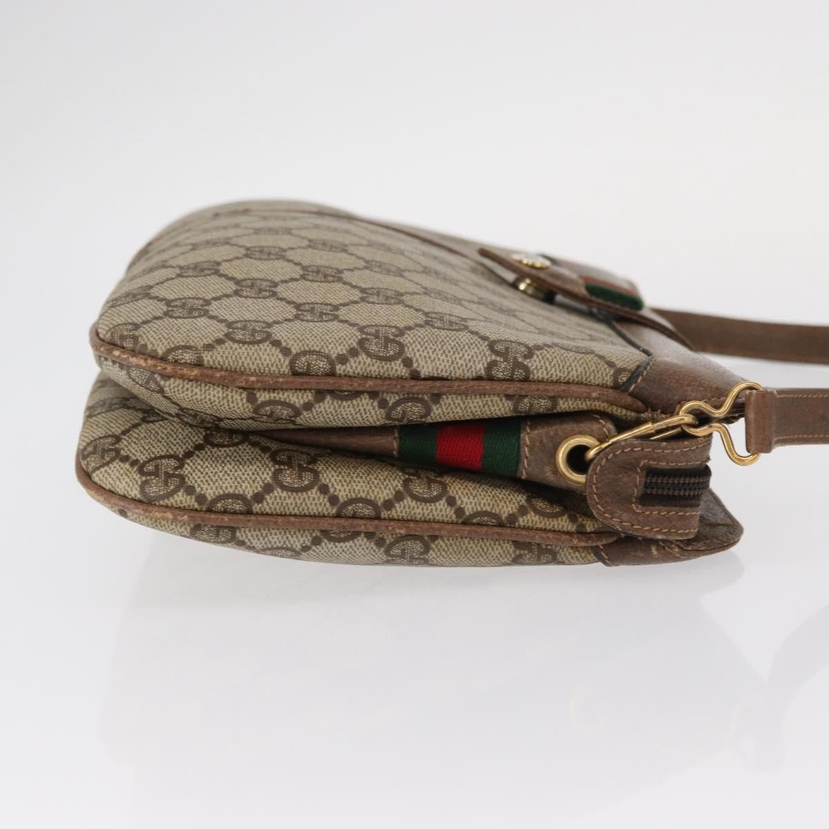 Gucci Vintage Shoulder Bag GG Coated Canvas