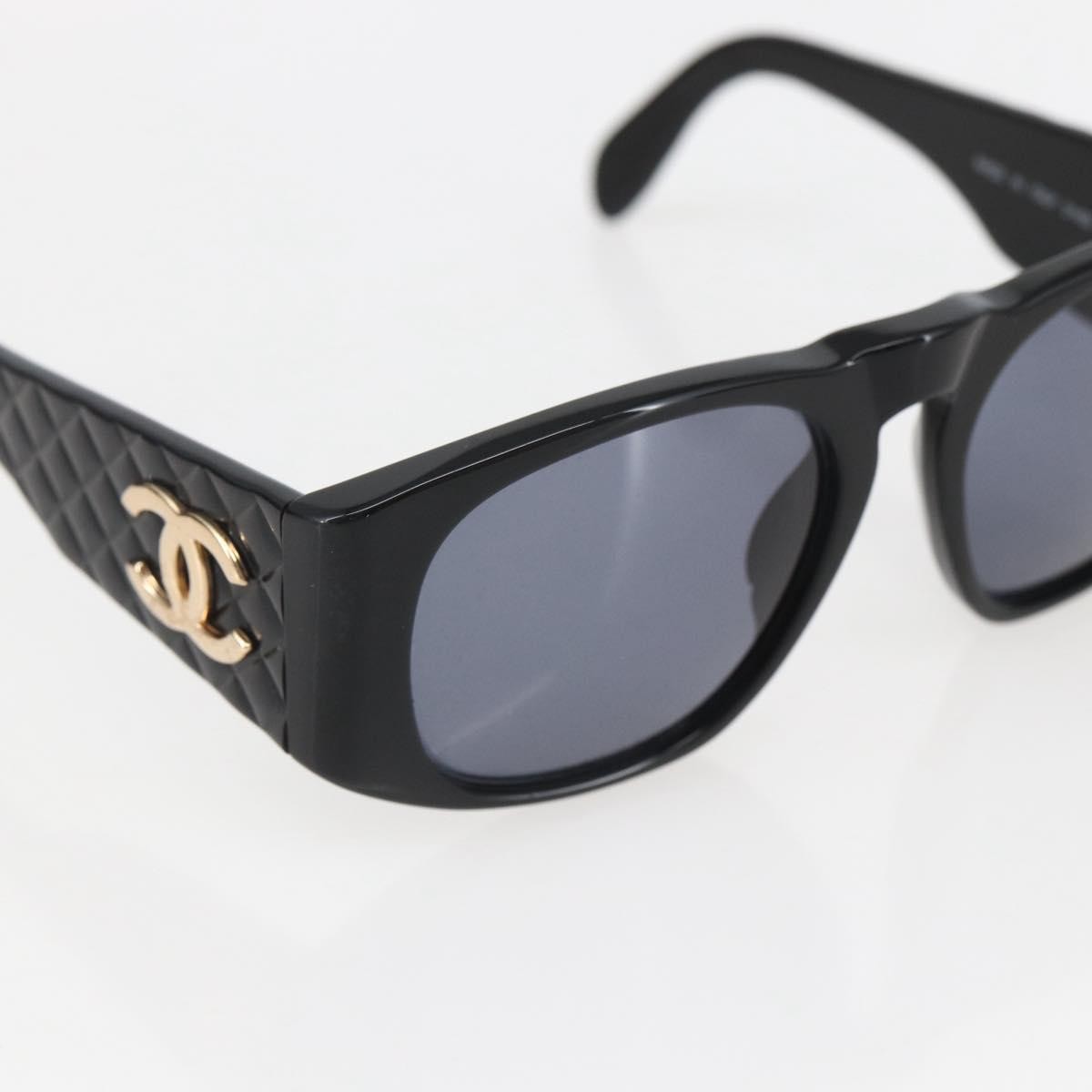 Chanel CC Logo Matelasse Sunglasses Eye Wear Plastic