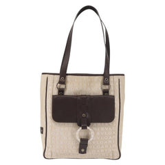Bvlgari B.Zero1 Logomania Bag Canvas with Leather