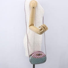 Gucci Trapuntata Camera Shoulder Bag Lambskin