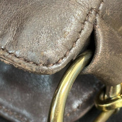 Gucci Vintage Bamboo Shoulder Bag Leather