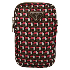 Prada Baguette Shoulder Bag Quilted Tessuto with Leather