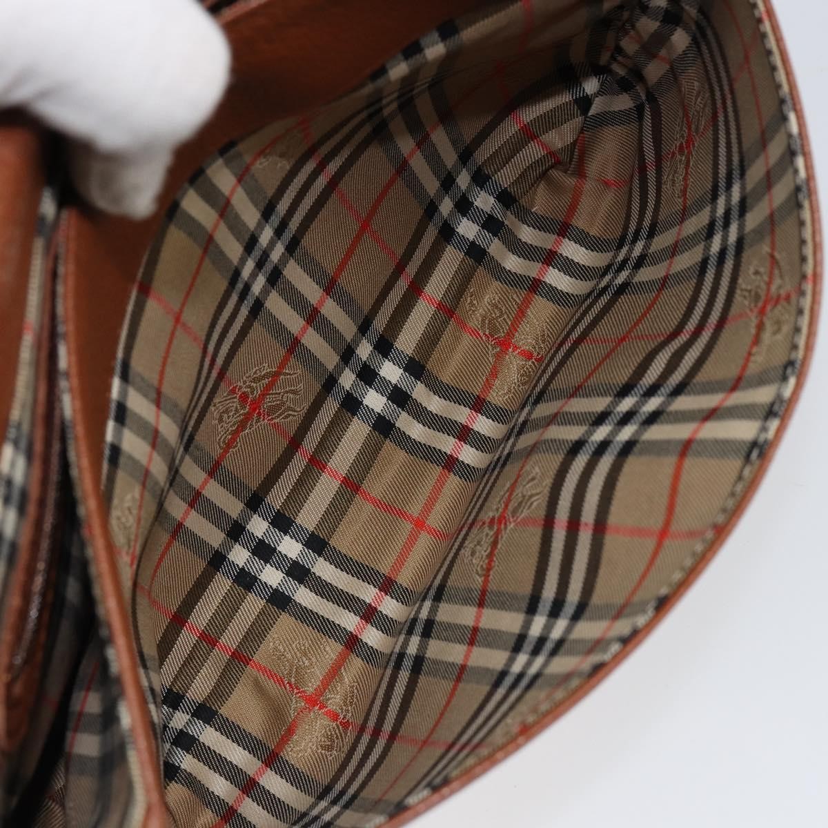 Burberry Vintage Shoulder Bag Leather