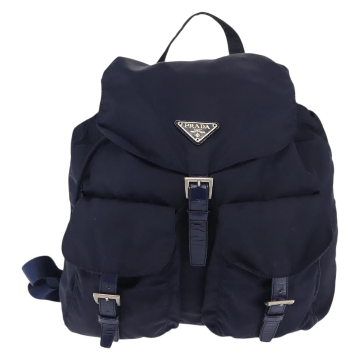 Prada Double Front Pocket Backpack Tessuto