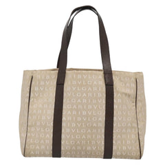 Bvlgari B.Zero1 Logomania Bag Canvas with Leather