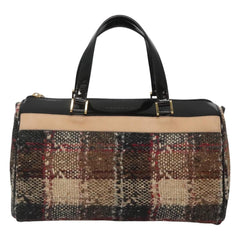 Burberry Nova Check Handbag Wool
