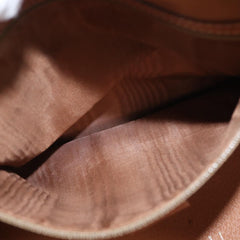 Celine Vintage Macadam Handbag Canvas and Leather