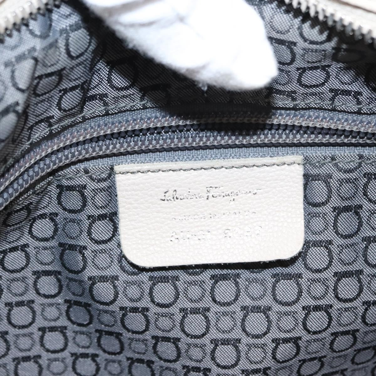 Salvatore Ferragamo Gancini Shoulder Bag Leather