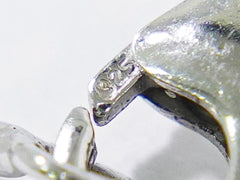 Hermes Cage d'H Pendant Necklace Metal