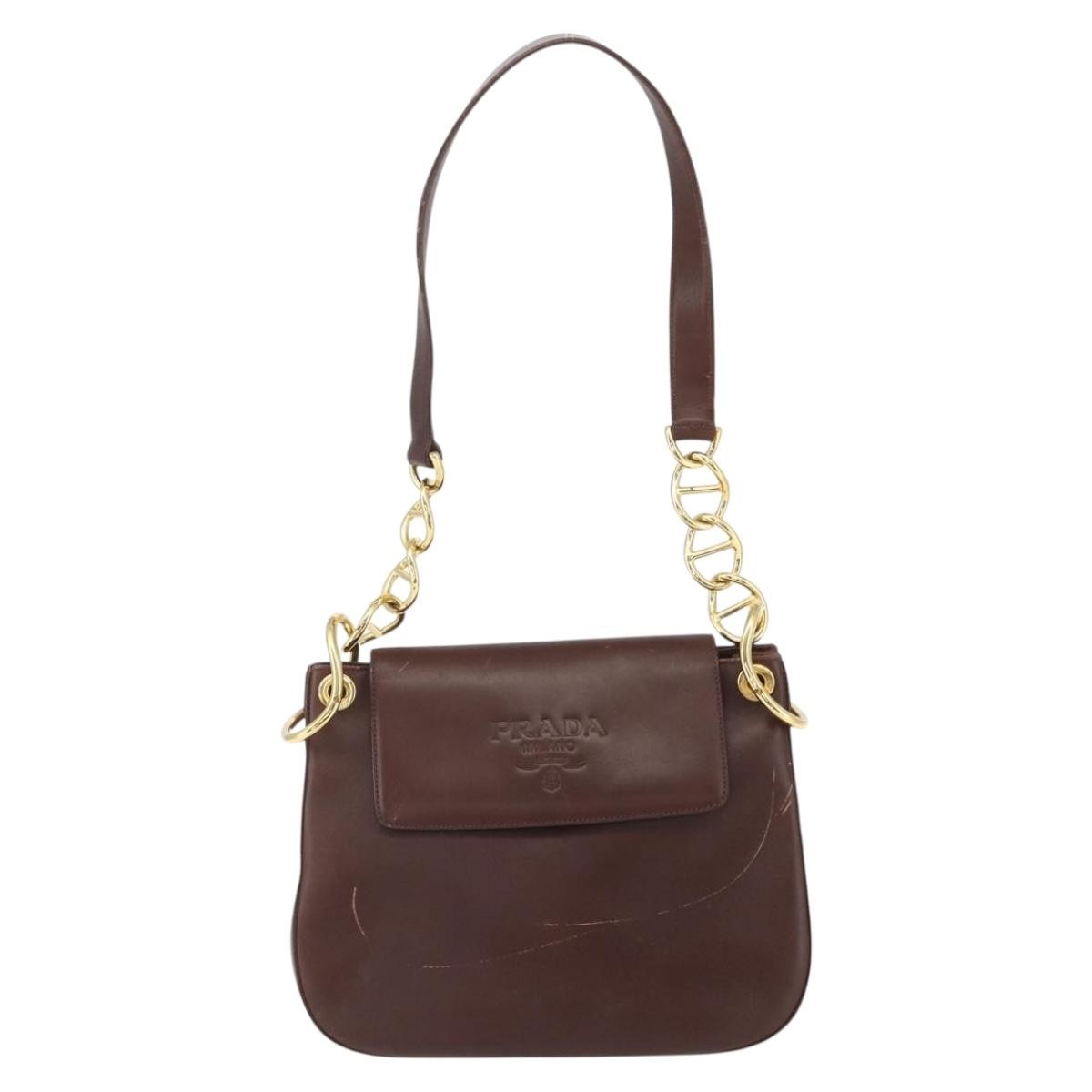Prada Vintage Shoulder Bag Leather