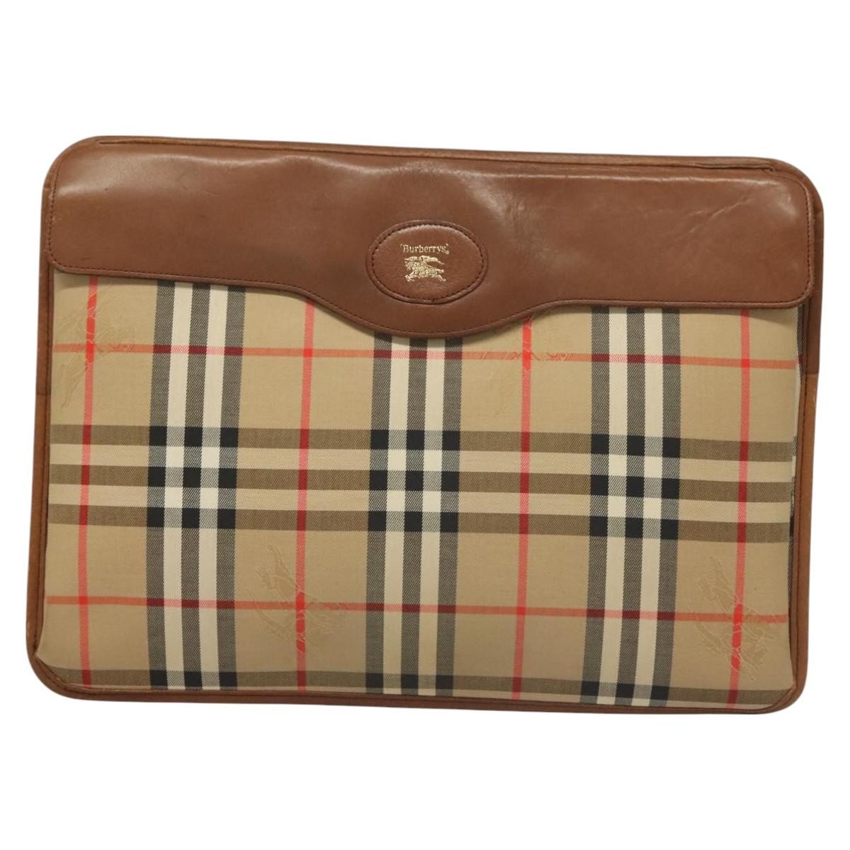 Burberry Nova check Pochette Canvas