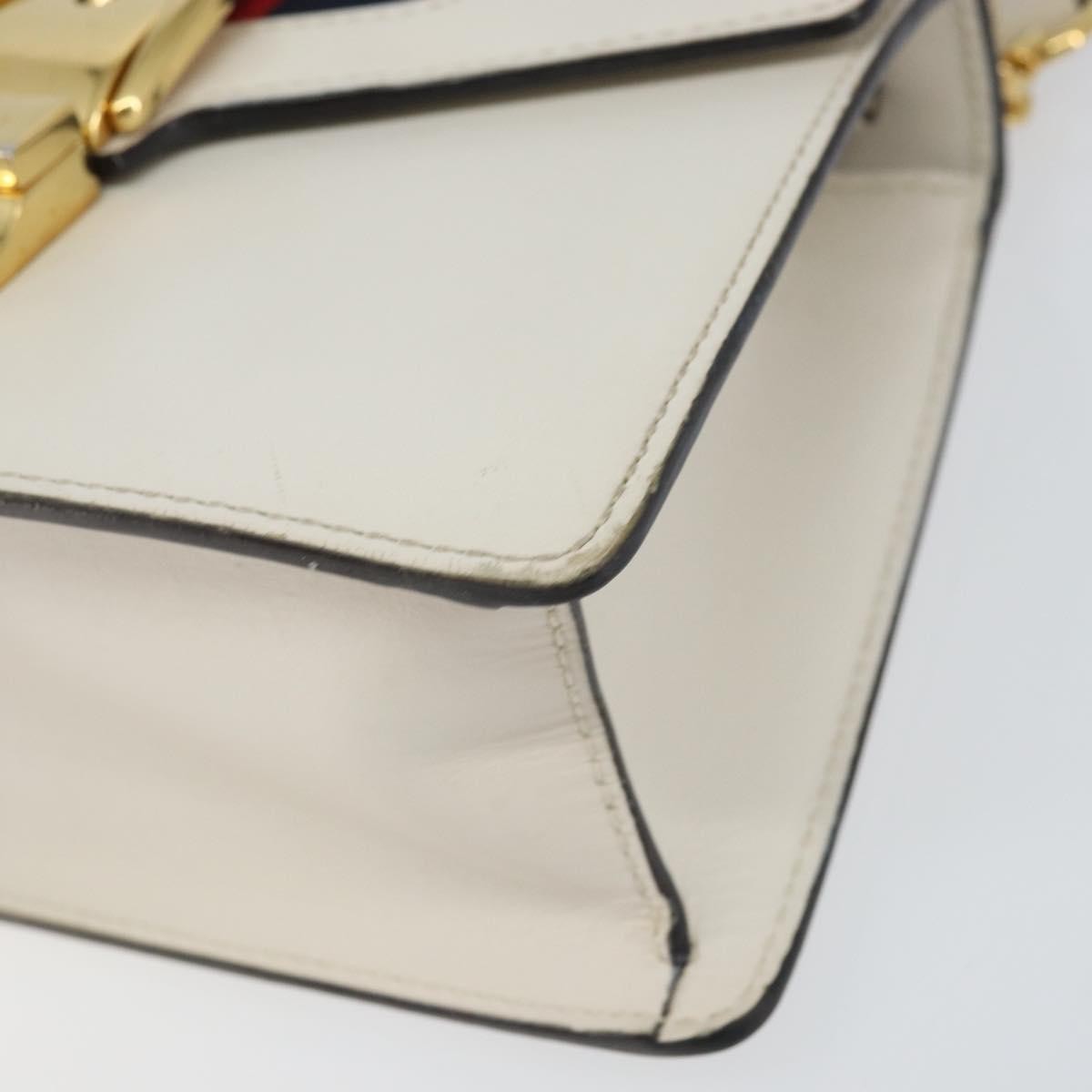 Gucci Sylvie Top Handle Bag Leather