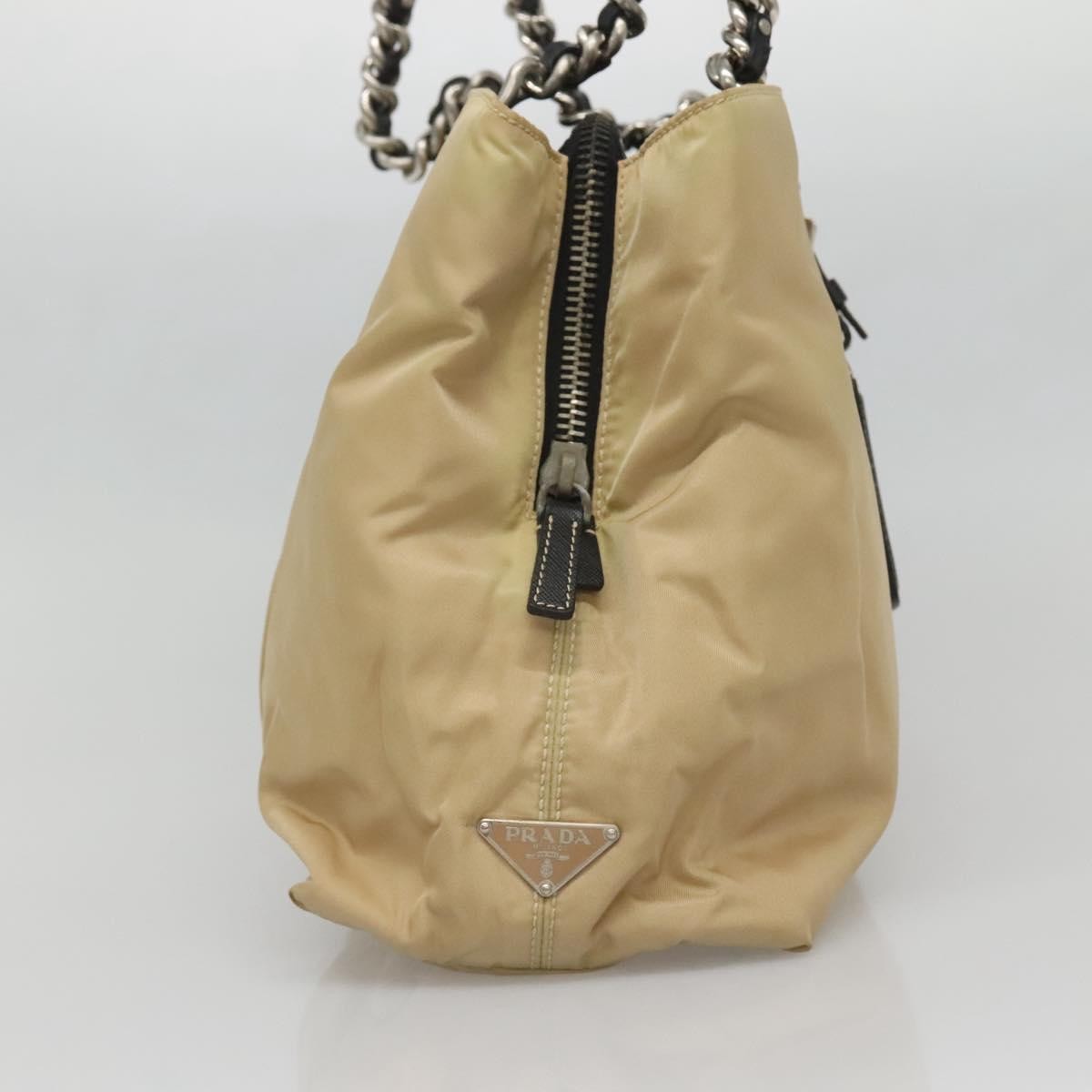 Prada Convertible Chain Tote Quilted Tessuto