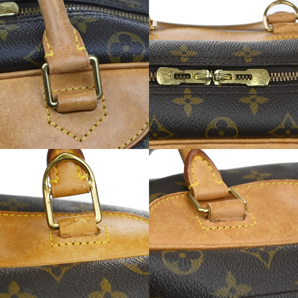Louis Vuitton Deauville Handbag Monogram Canvas