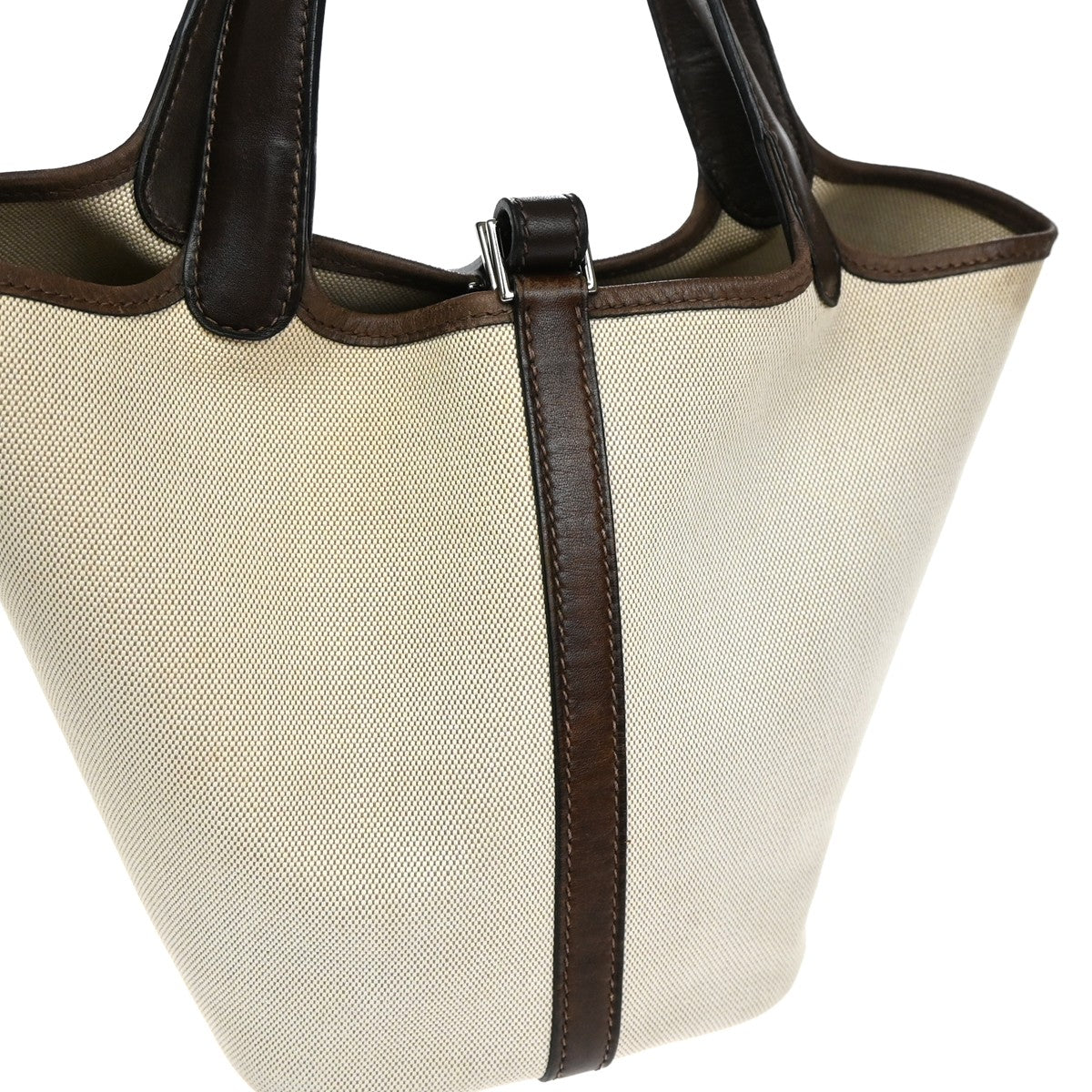 Hermes Picotin Bag Toile and Leather