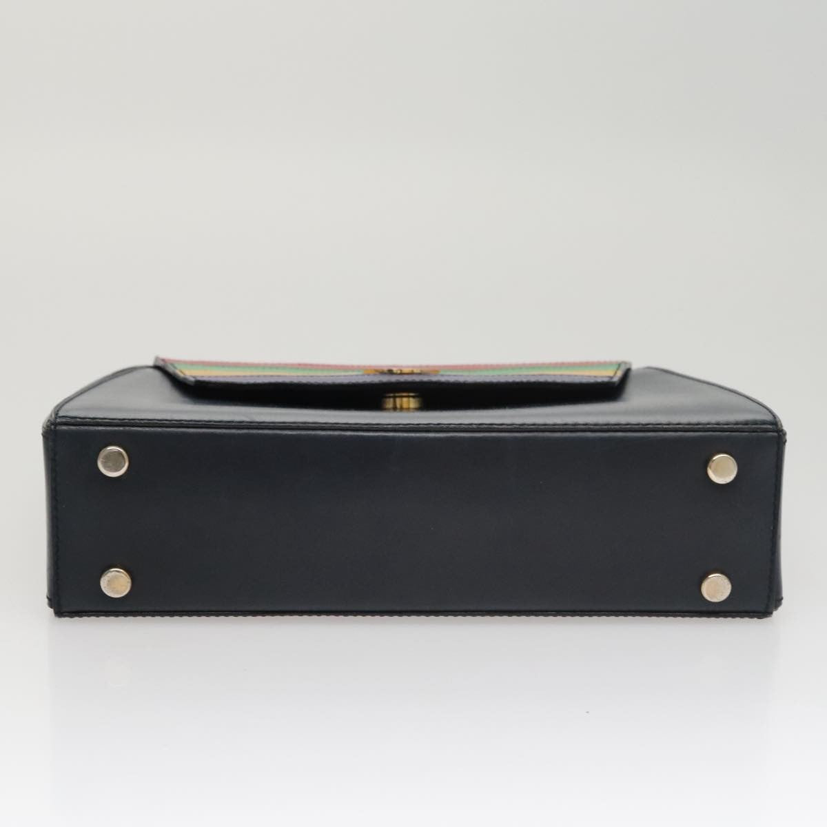 Celine Circle Logo Handbag Leather