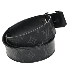 Louis Vuitton LV Initiales Belt Monogram Eclipse Leather