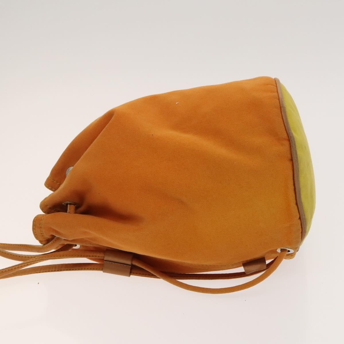 Hermes Polochon Mimile Drawstring Backpal Canvas