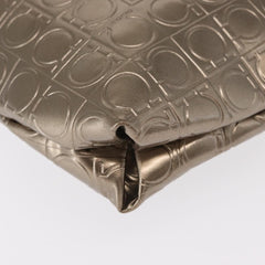 Salvatore Ferragamo Gancini Shoulder Bag Patent Leather