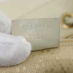 Gucci Vintage Bamboo Backpack Leather