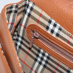 Burberry Vintage Shoulder Bag Leather