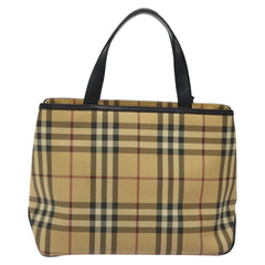 Burberry Nova Check Tote Canvas and Leather