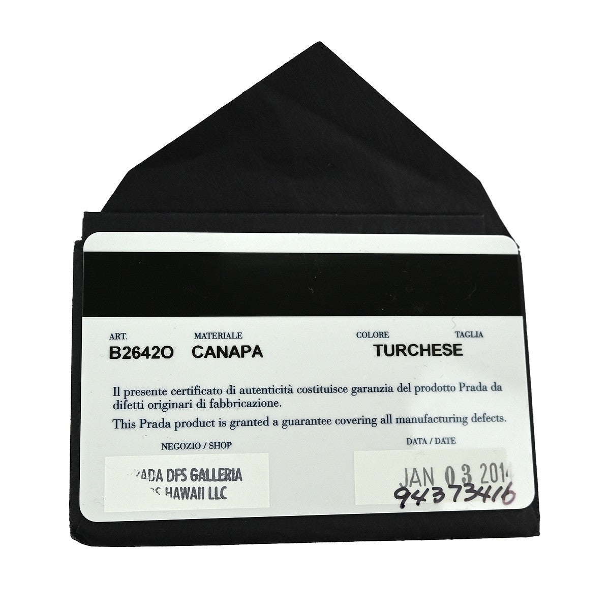 Prada Canapa Tote Rhinestone Embellished Canvas