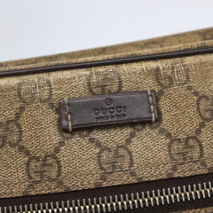 Gucci Front Zip Messenger GG Coated Canvas