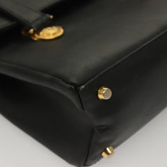 Versace Vintage Flap Shoulder Bag Leather