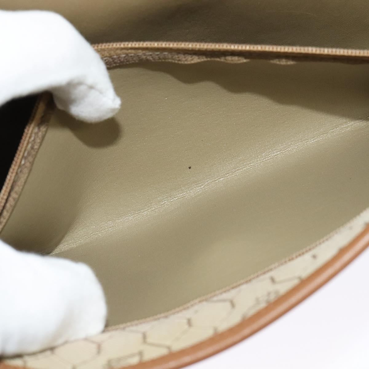 Christian Dior Vintage Honeycomb chain Canvas