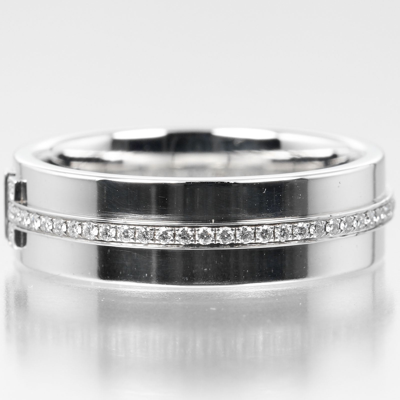 Tiffany & Co. Tiffany T Ring 18K White Gold and Diamonds
