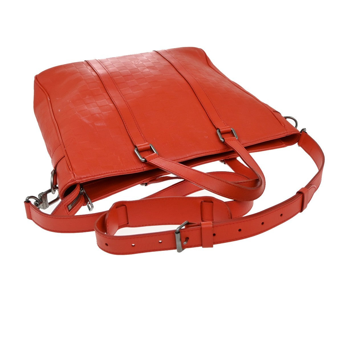 Louis Vuitton Tadao Handbag Damier Infini Leather