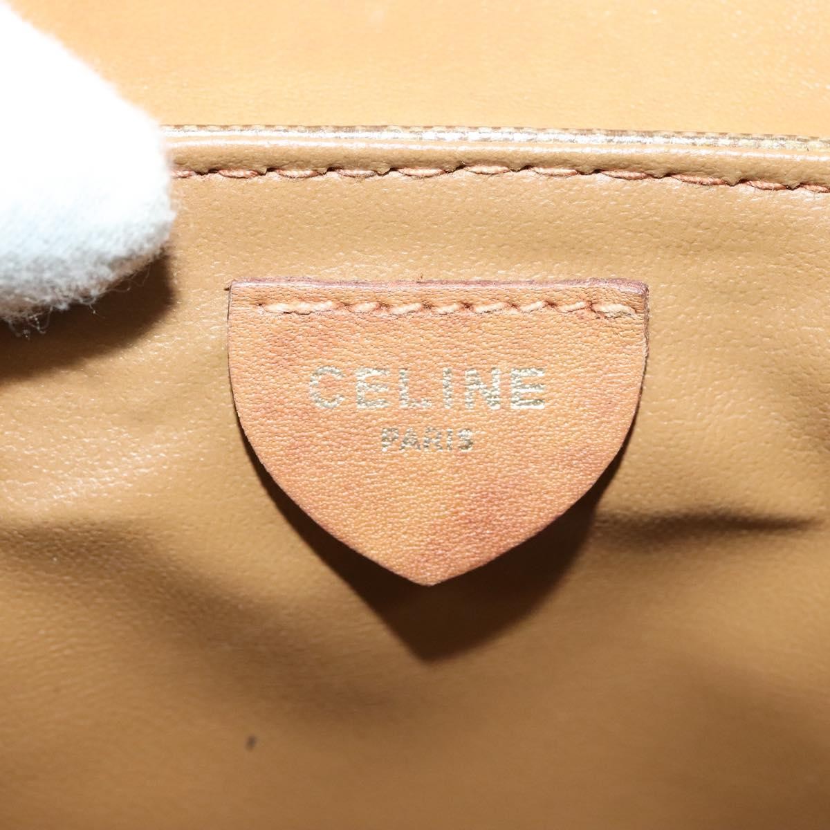 Celine Vintage Macadam Shoulder Bag Macadam Canva  Vinyl