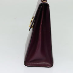 Celine Circle Logo Handbag Leather