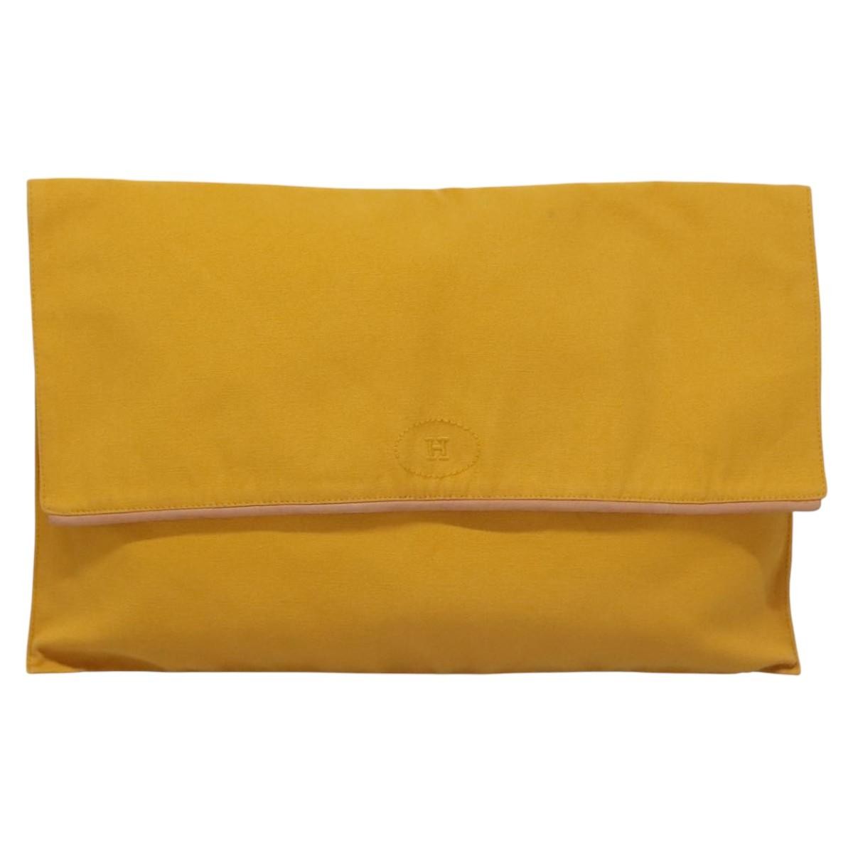 Hermes Vintage Clutch Canvas