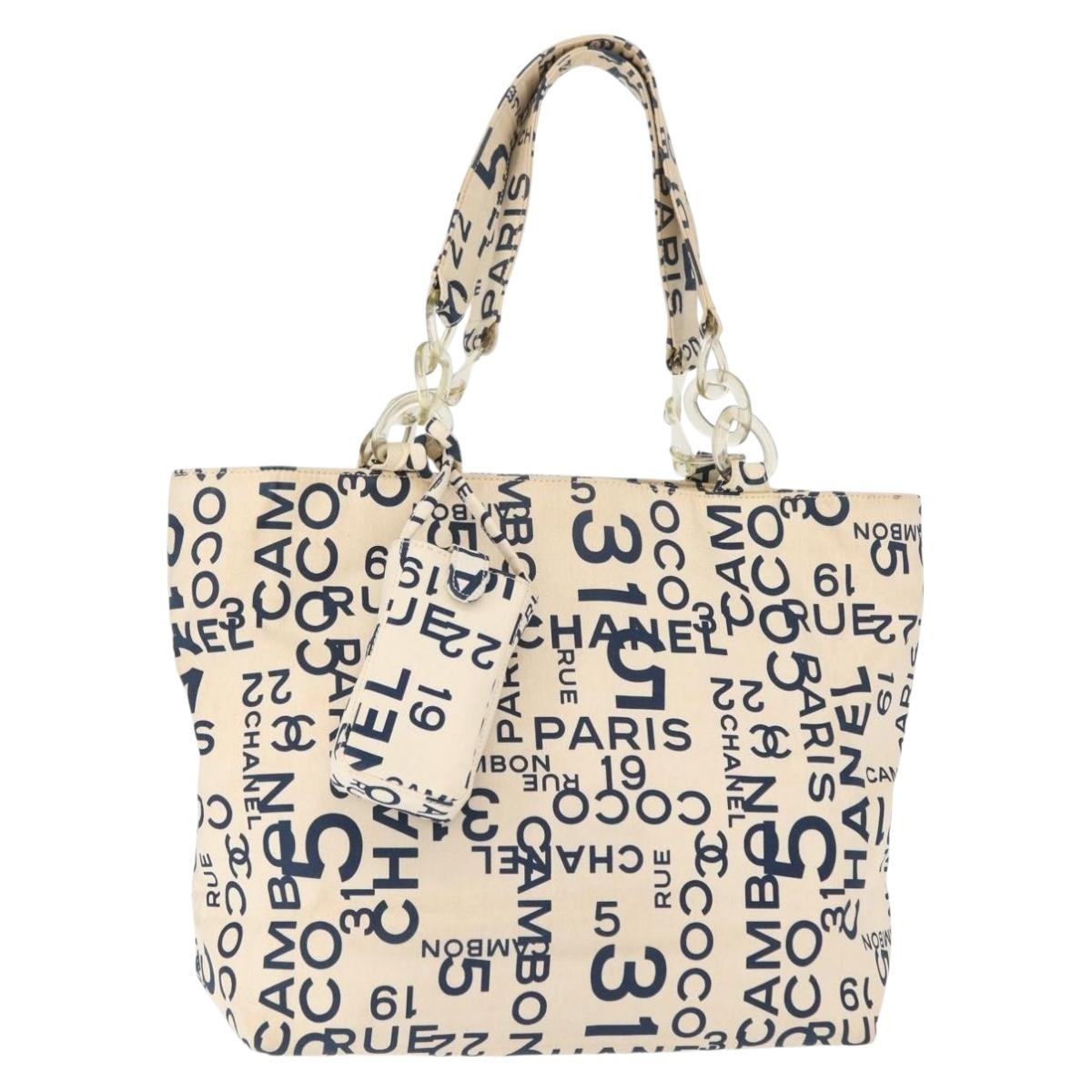 Chanel 31 Rue Cambon Beach Zip Tote Printed Canvas