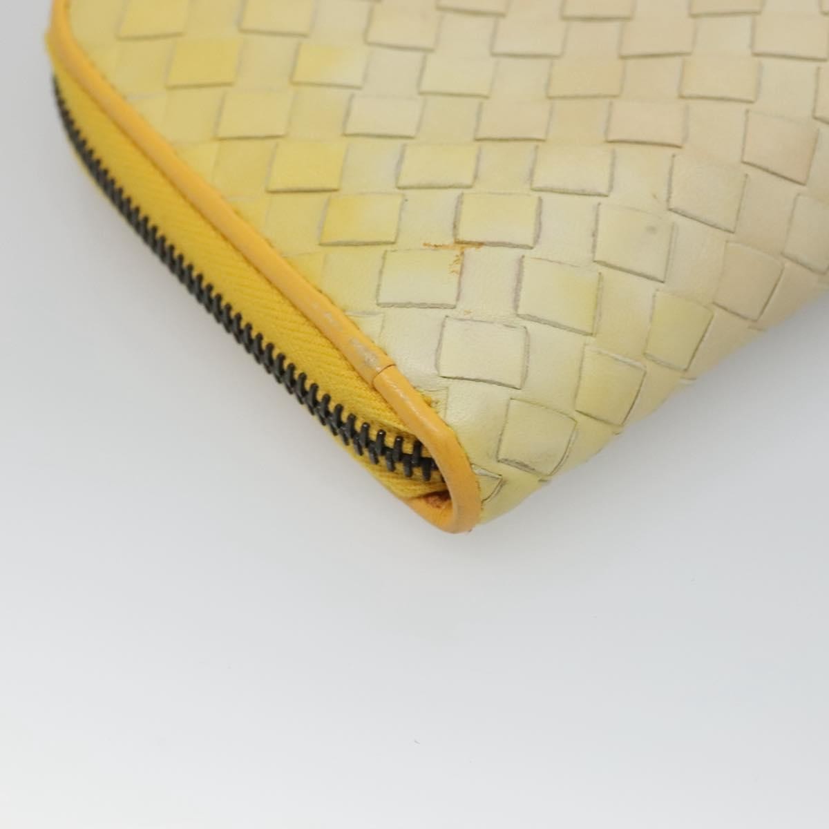 Bottega Veneta Intrecciato Long Zip  Wallet Leather